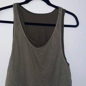 Olive Green Lululemon Tank